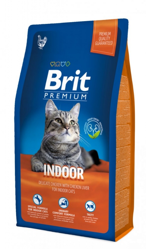 Zdjęcie Brit Premium Cat Indoor  kurczak i ryż 300g