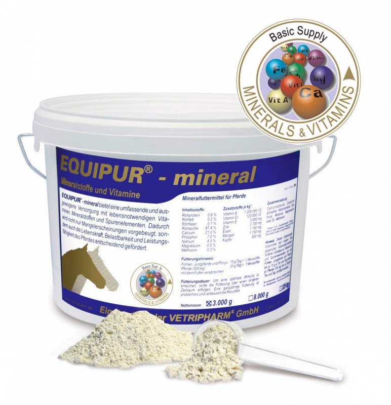 EquiPur Mineral witaminy i minerały mieszanka paszowa 3kg