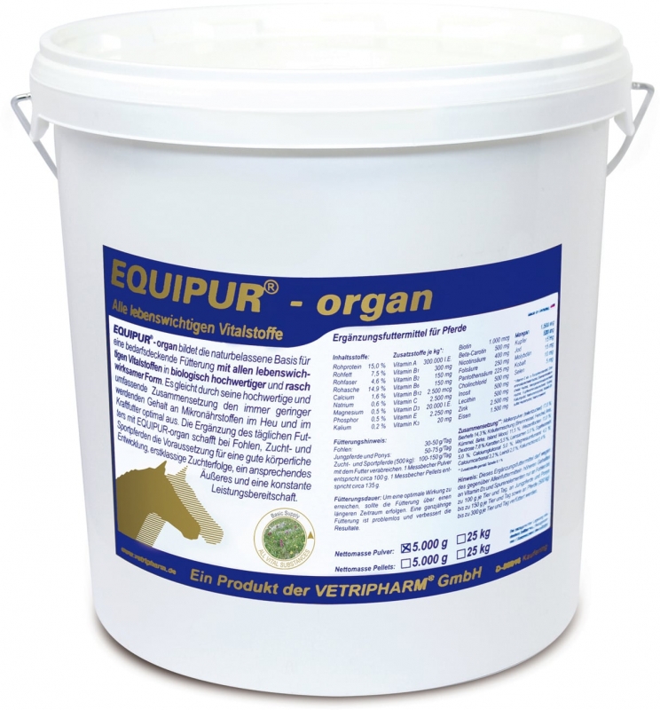Zdjęcie EquiPur Organ P witaminy i minerały dla koni  granulat 3kg