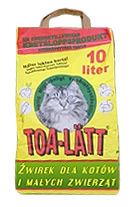 Zdjęcie Toa-latt Zwirek dla kotów i małych zwierząt   10 l