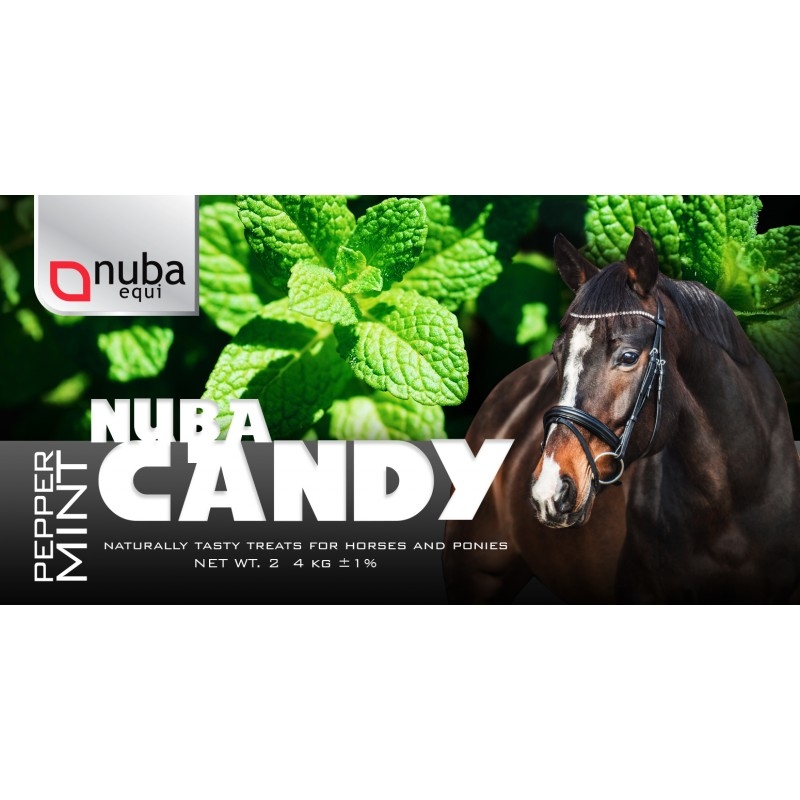 Zdjęcie Nuba Equi Candy PepperMint smakołyki dla koni  o smaku miętowym 2kg