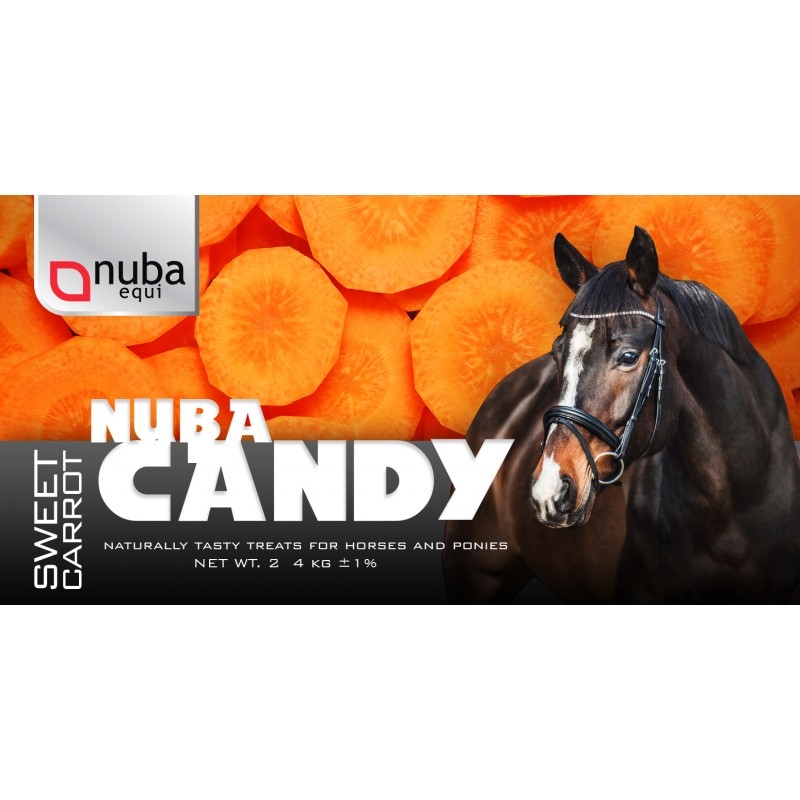 Zdjęcie Nuba Equi Candy Sweet Carrot smakołyki dla koni  o smaku marchewkowym 2kg