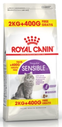 Zdjęcie Royal Canin Sensible  + 400g GRATIS! 2kg