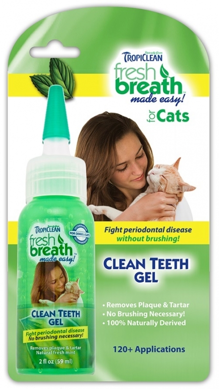 Zdjęcie Tropiclean Żel do pielęgancji zębów i dziąseł bez szczotkowania dla kota 59 ml