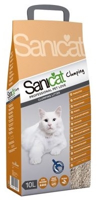 Zdjęcie Sanicat Professional Clumping  zbrylający żwirek dla kota  10l (8.4kg)