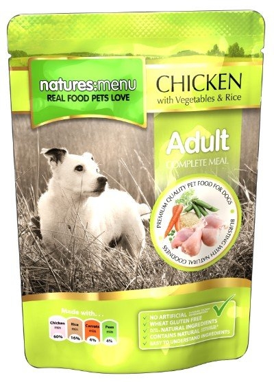 Zdjęcie Natures Menu Dog Chicken and Vegetables  saszetka z kurczakiem 300g