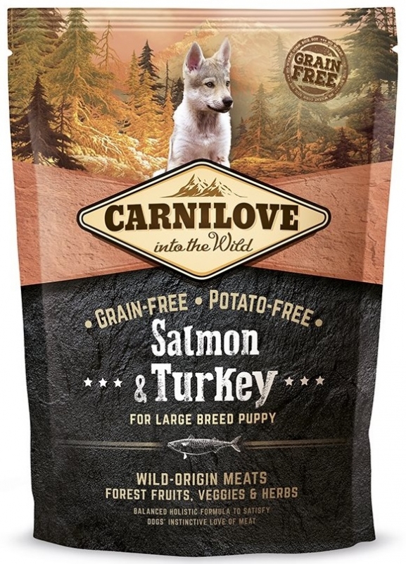 Zdjęcie Carnilove Puppy Large Breed Dog Salmon & Turkey   1.5kg