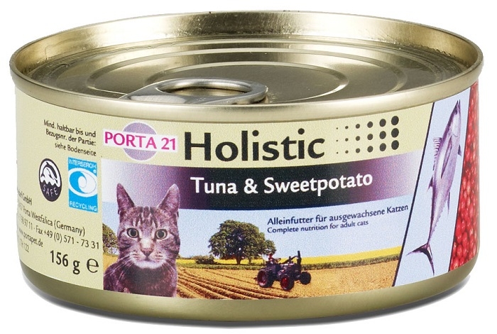 Zdjęcie Feline Porta 21 Puszka Holistic Cat  tuńczyk i słodkie ziemniaki 156g