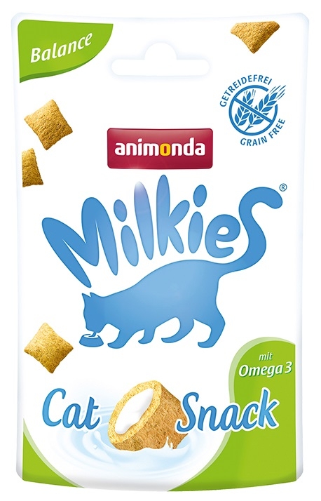 Animonda Chrupiący przysmak dla kota Milkies Balance z omega 3 30g