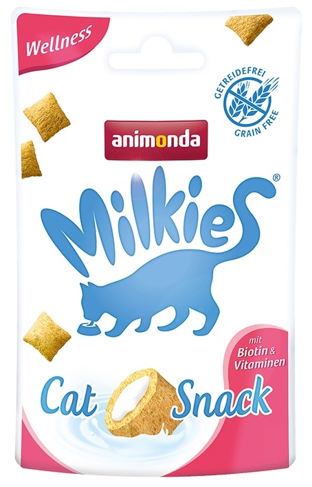 Animonda Chrupiący przysmak dla kota Milkies Wellness z biotyną i witaminami 30g