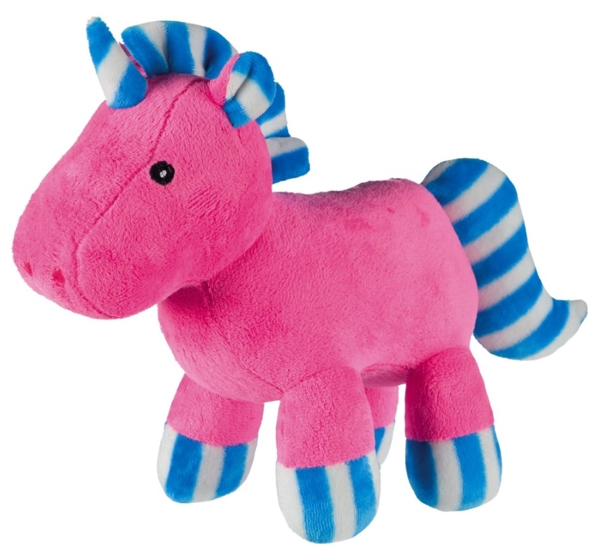 Trixie Pluszowa zabawka dla psa jednorożec różowy 28 cm