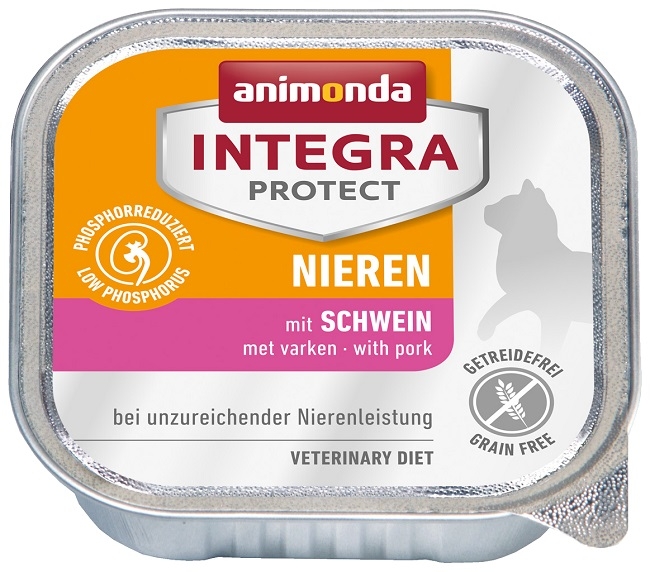 Zdjęcie Animonda Integra Protect Nieren tacka dla kota  z wieprzowiną 100g