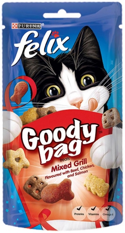 Zdjęcie Felix Przysmak dla kota Goody Bag Cat Treat  Mixed Grill 60g