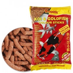 Tropical Koi & Goldfish Colour Sticks (woreczek) pływający pokarm wybarwiający dla koi 1l (90g)
