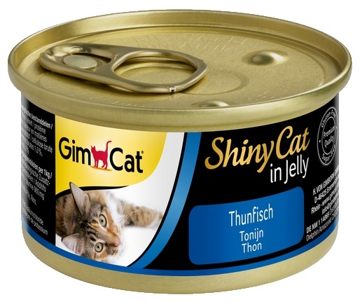 Gimcat ShinyCat puszka dla kota w galaretce tuńczyk 70g