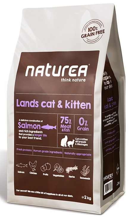 Zdjęcie Naturea Lands Cat and Kitten Grain Free  karma sucha 2kg