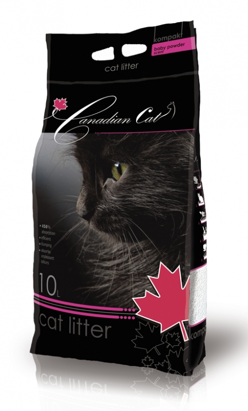 Zdjęcie Certech Canadian Cat Baby Powder  o delikatnym zapachu pudru dziecięcego 10l