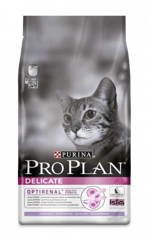Zdjęcie Purina Pro Plan Cat Delicate Optirenal indyk i ryż 3kg