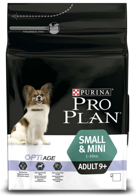 Zdjęcie Purina Pro Plan Dog Adult 9+ Small & Mini OptiAge kurczak i ryż 3kg