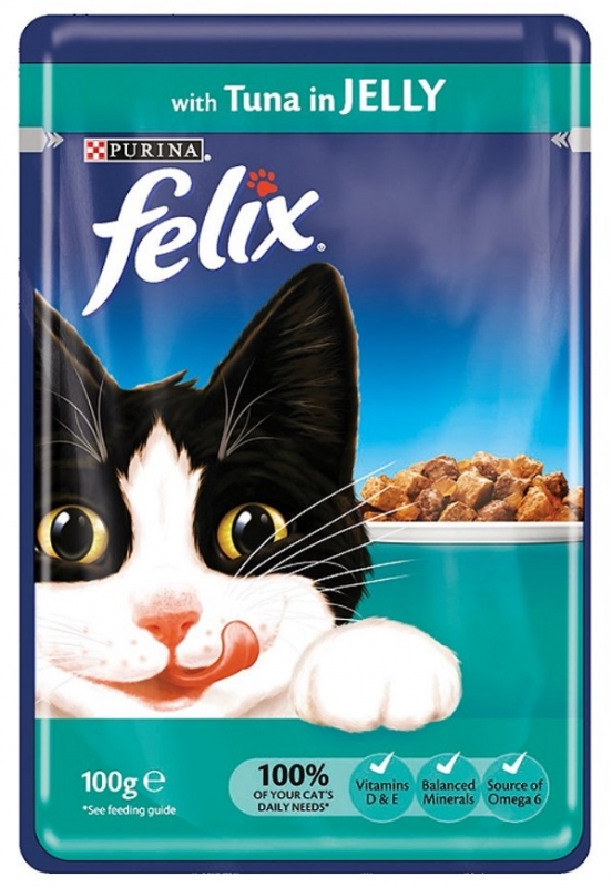 Zdjęcie Felix Saszetka dla kotów w galaretce z tuńczykiem 100g