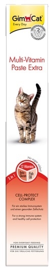 Zdjęcie Gimcat Multi-vitamin Extra  pasta witaminowa dla kotów 100g