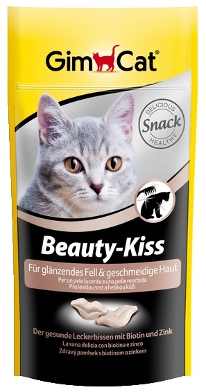 Zdjęcie Gimcat Beauty-Kiss  tabletki na piękną sierść 40g (53 szt.)