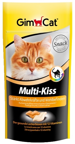 Zdjęcie Gimcat Multi-Kiss  tabletki multiwitaminowe dla kotów 40g (53 szt.)