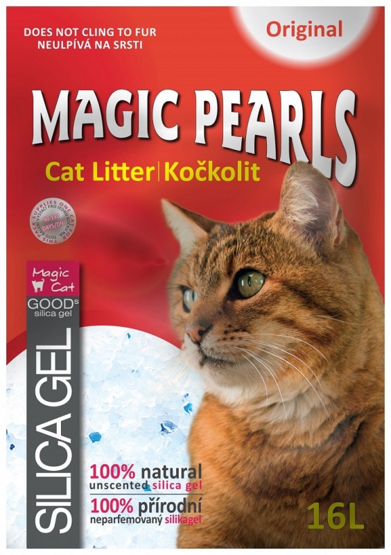 Zdjęcie Magic Pearls Żwirek Silikonowy Original  dla kotów 16l