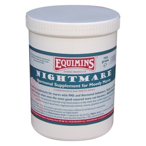 Zdjęcie Equimins Nightmare Hormonal Mare Supplement  suplement dla nieznośnych klaczy 750g