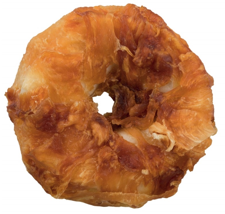 Zdjęcie Trixie Dentafun ring suszony z mięsem z kurczaka  naturalny śr. 6 cm, 2 szt.