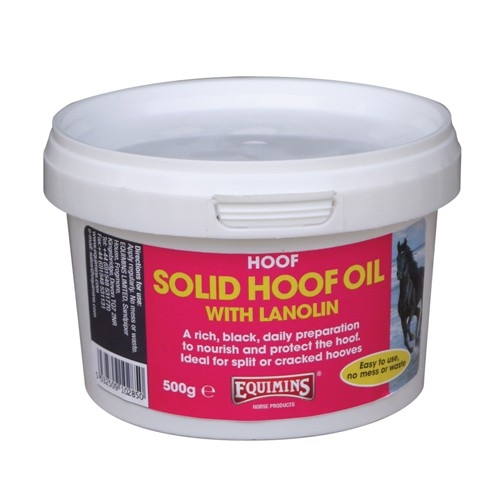 Zdjęcie Equimins Solid Hoof Oil With Lanolin  olej do kopyt o stałej konsystencji 500ml