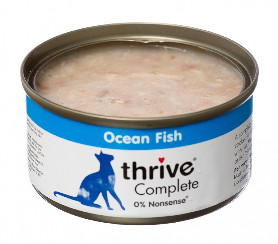 Zdjęcie Thrive Cat Complete 100% ocean fish puszka  ryby oceaniczne 100% 75g