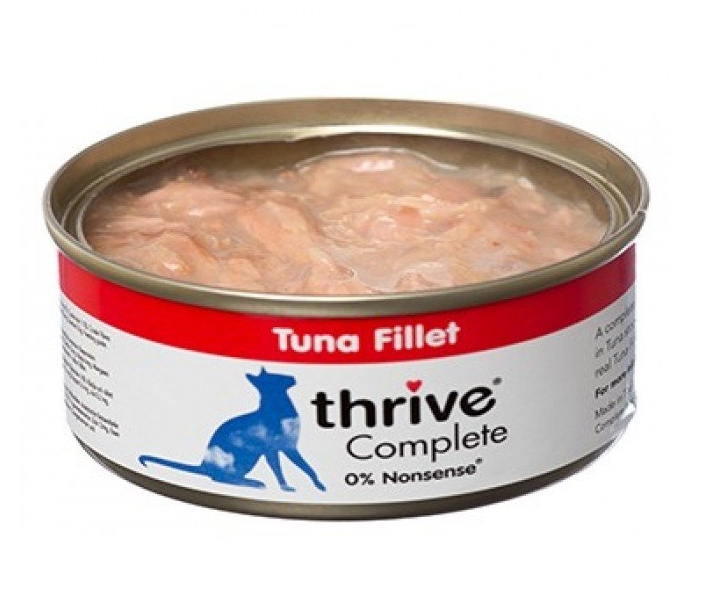 Zdjęcie Thrive Cat Complete 100% tuna fillet puszka tuńczyk 100% 75g