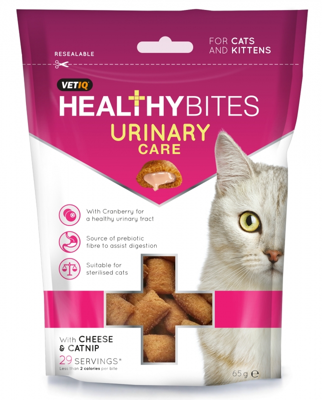 Mark & Chappel Healthy Bites Urinary Care Bites for Cats dla kotów na zdrowy układ moczowy 65g