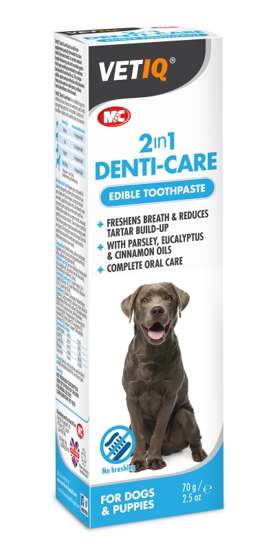 Zdjęcie Mark & Chappel 2 in 1 Denti-Care Edible Toothpaste  jadalna pasta do zębów dla psów i szczeniąt 70g