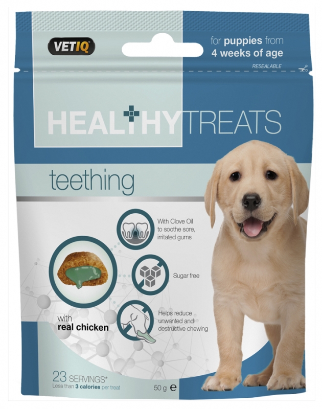 Zdjęcie Mark & Chappel Healthy Treats Teething For Puppies  dla szczeniąt na ząbkowanie 50g