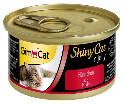 Gimcat ShinyCat puszka dla kota w galaretce z kurczakiem 70g