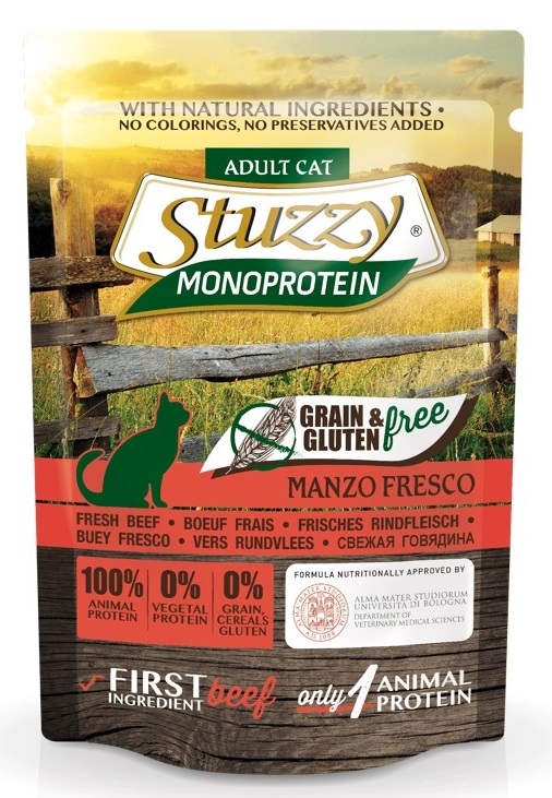 Stuzzy Monoprotein Cat saszetka dla kota w sosie świeża wołowina 85g