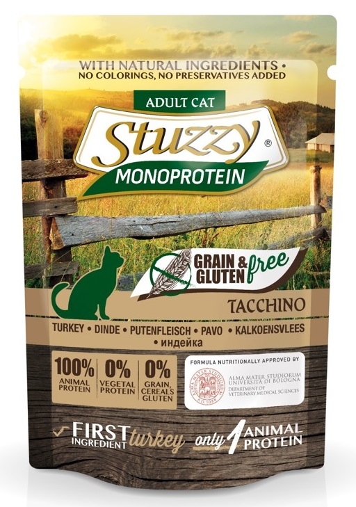 Zdjęcie Stuzzy Monoprotein Cat saszetka dla kota w sosie indyk 85g