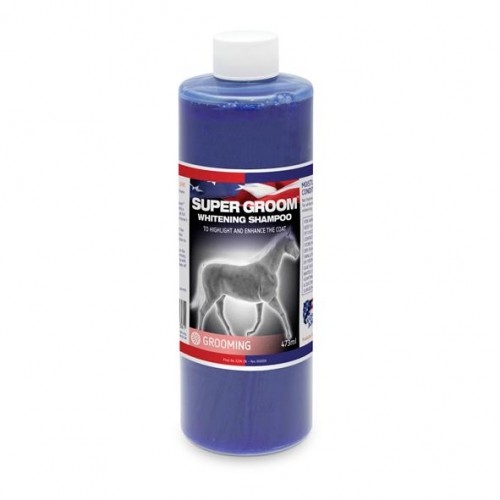 Zdjęcie Equine America Super Groom Whitening Shampoo for Horses DATA DO 05/2020 szampon wybielający dla koni 473ml