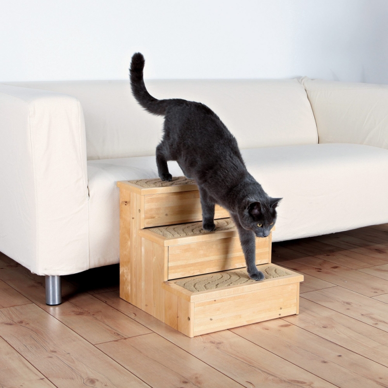 Zdjęcie Trixie PetStair schody drewniane  dla psa lub kota 40 x 45 x 38 cm