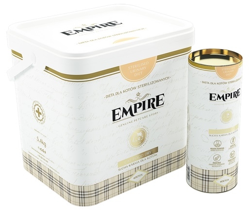 Zdjęcie Empire Cat Sterilised Urinary Diet karma sucha w tubie 340g