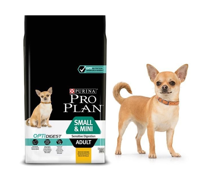 Zdjęcie Purina Pro Plan Dog Adult Small & Mini  OptiDigest kurczak i ryż 700g