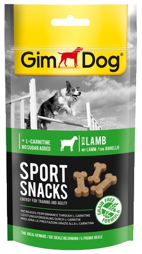 Zdjęcie Gimdog Sport Snacks mini kosteczki  z jagnięciną 60g