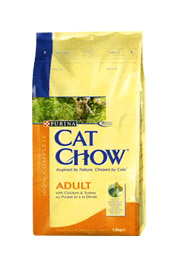 Zdjęcie Purina Cat Chow Adult  z indykiem i kurczakiem 1.5kg