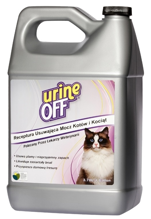 Zdjęcie Urine Off Koty i kocięta roztwór na plamy moczu  3.78L