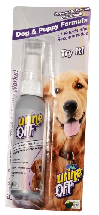 Zdjęcie Urine Off Psy i szczenięta buteleczka z atomizerem  118ml