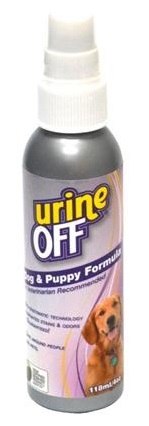Urine Off Psy i szczenięta buteleczka z atomizerem 118ml