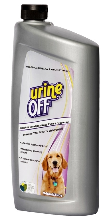 Zdjęcie Urine Off Psy i szczenięta roztwór na plamy moczu  946ml