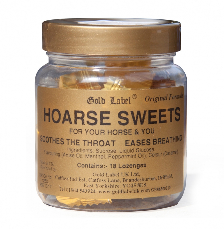 Gold Label Hoarse Sweets smakołyki dla koni
